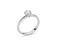 Anello Miluna Donna Solitario Di Diamanti in Oro bianco Diamante LID3433-050C